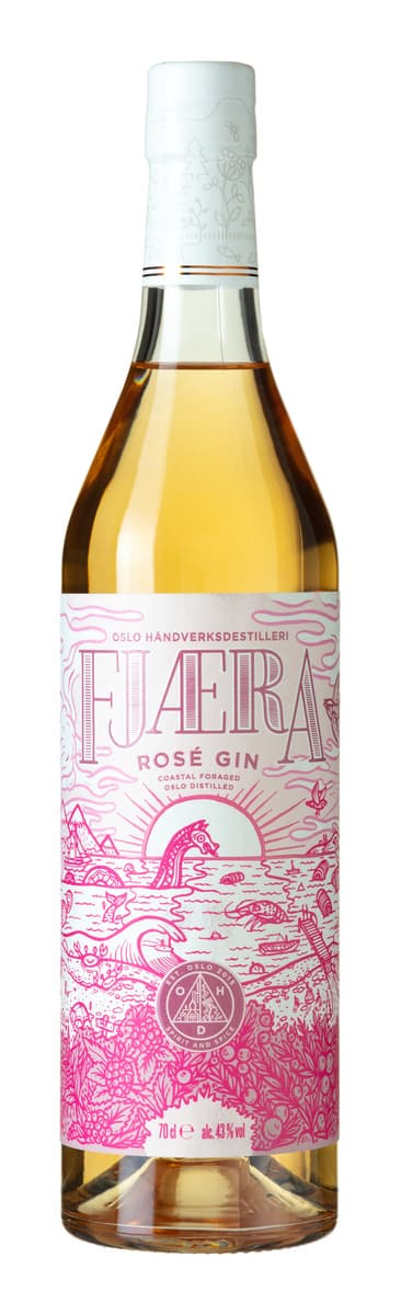 Oslo Håndverksdestilleri Fjæra rosé Gin
