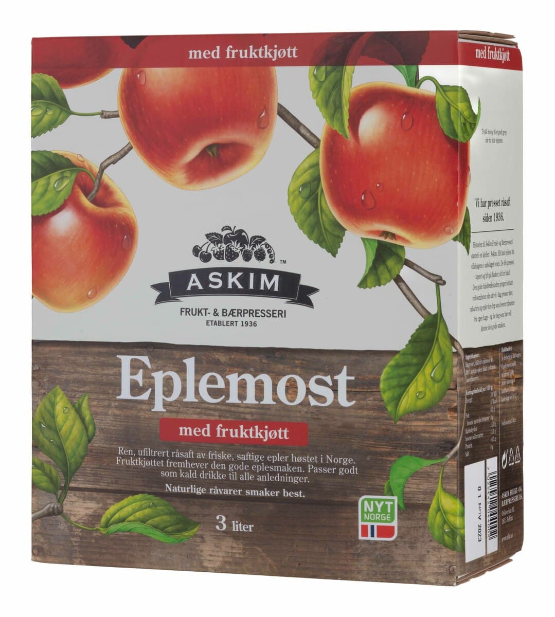 Askim Eplemost med fruktkjøtt