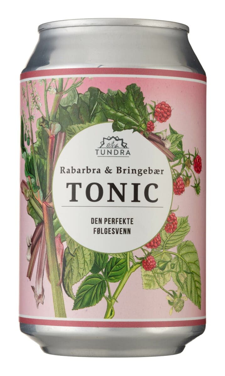Tundra Rabarbra & Bringebær Tonic