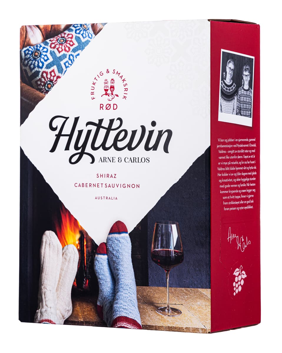 Rød Hyttevin Arne & Carlos