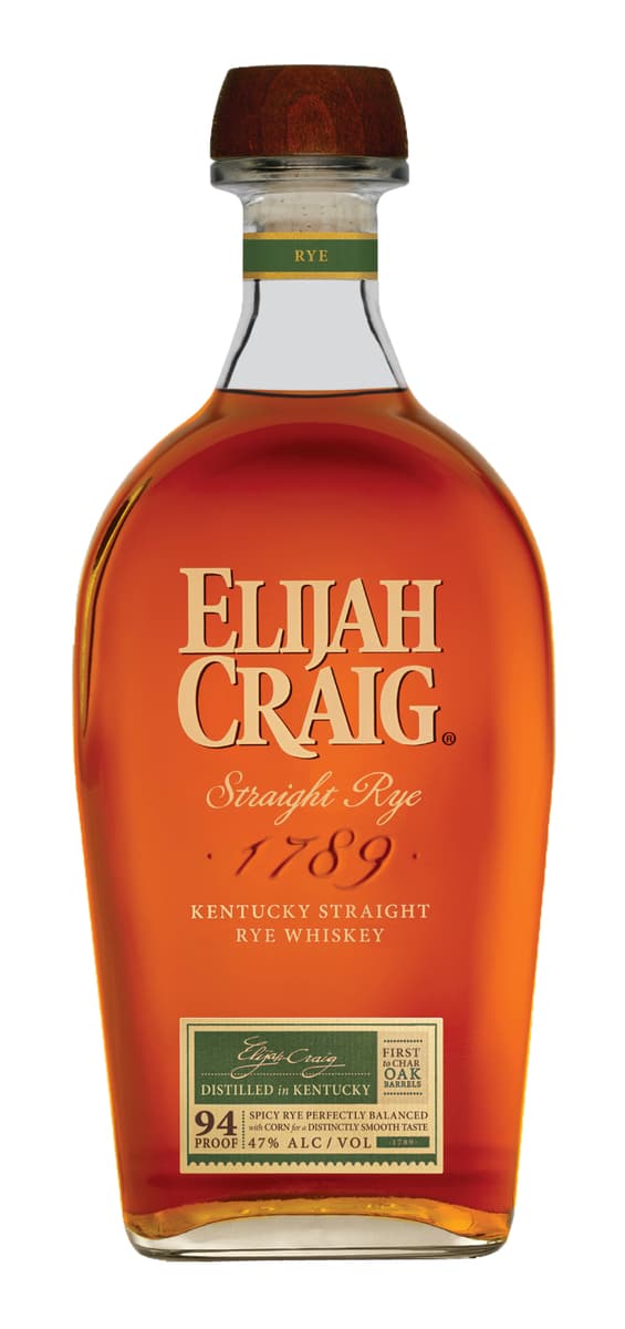 Elijah Craig Straight Rye Whiskey