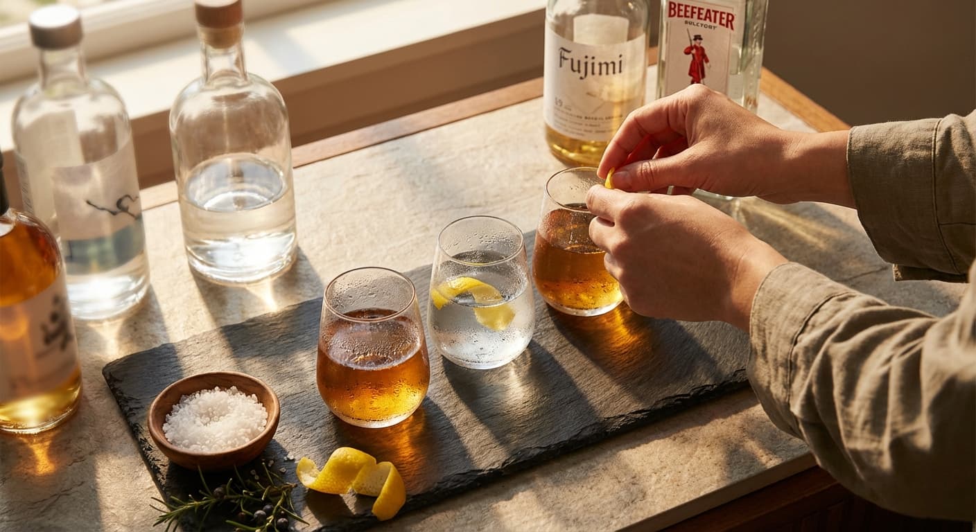 Åtte flasker som gjør hjemmebaren komplett