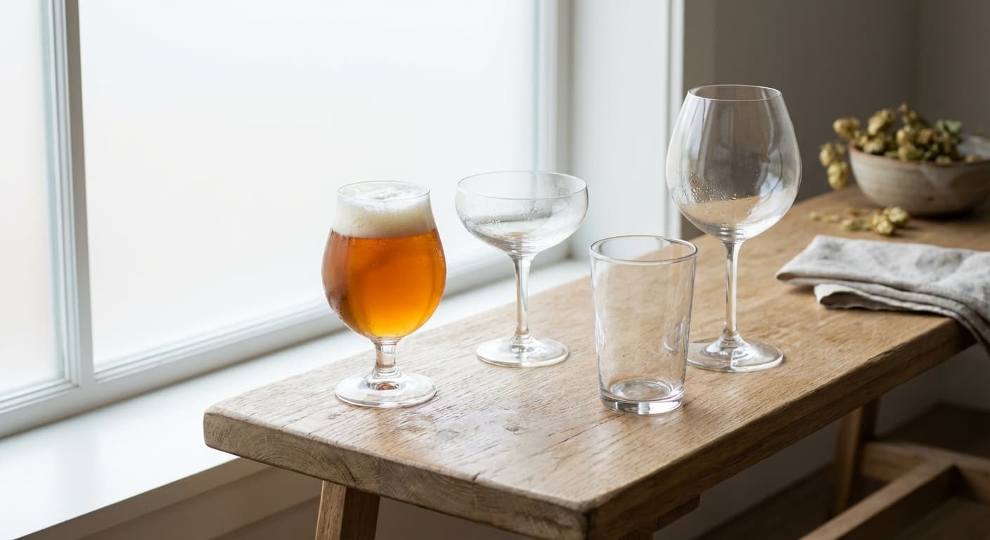 Glasset som endret smaken av ølet mitt