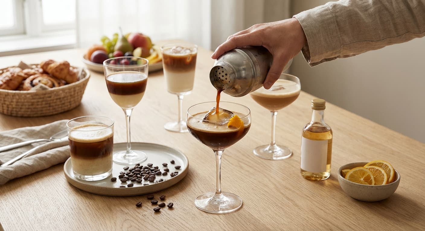 Kahvicoctailit, jotka nostavat brunchin uudelle tasolle