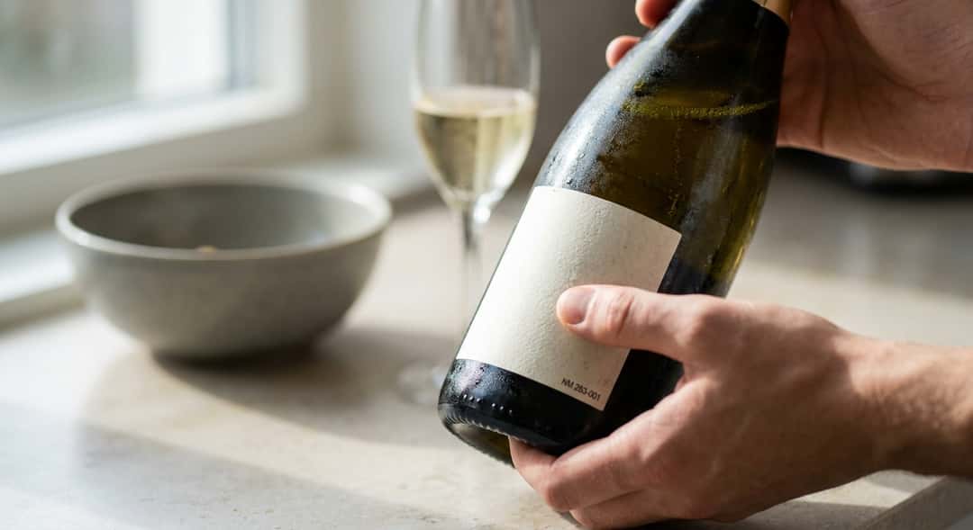 Koden på champagneflasken avslører alt
