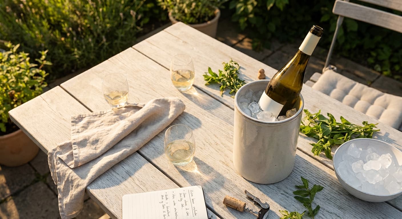 Slik holder du hvitvinen kald på grillfesten