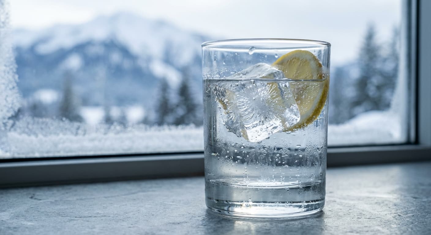 Snøen i glasset: Norsk vintervanns kraft