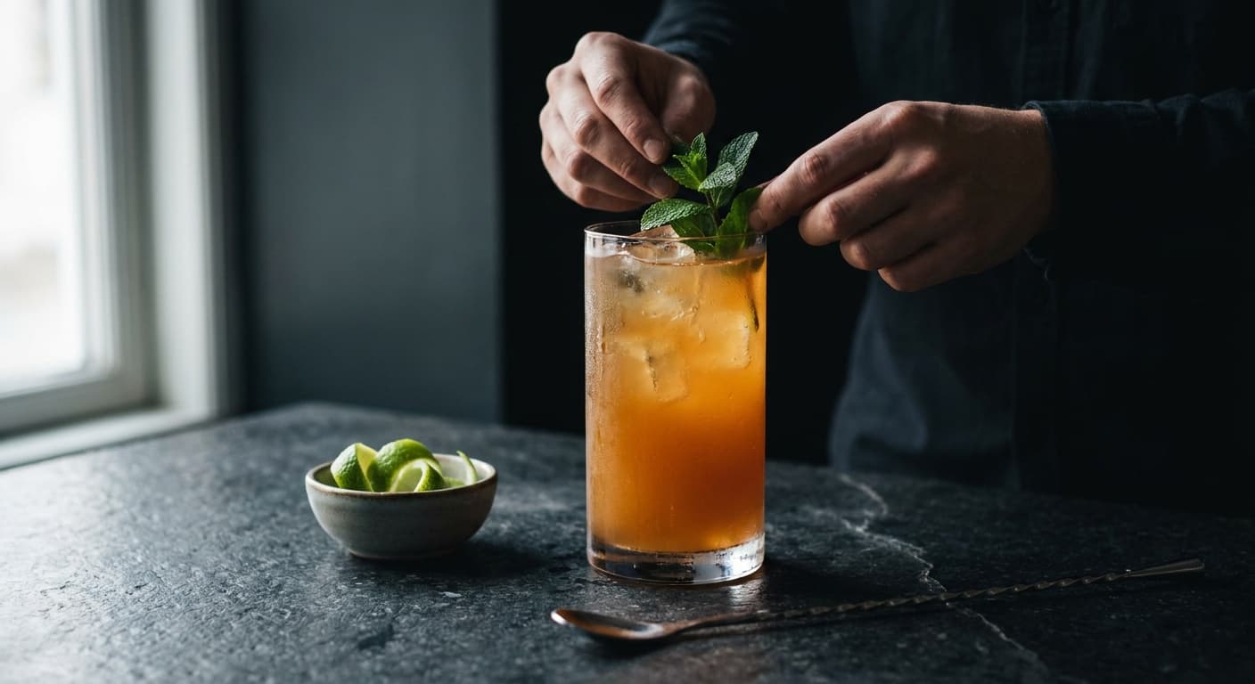 Tre vårcocktails med ginger beer som base