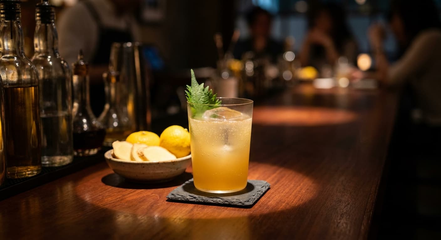 Yuzu, ingefær og shiso – japansk limonade til grillkvelden